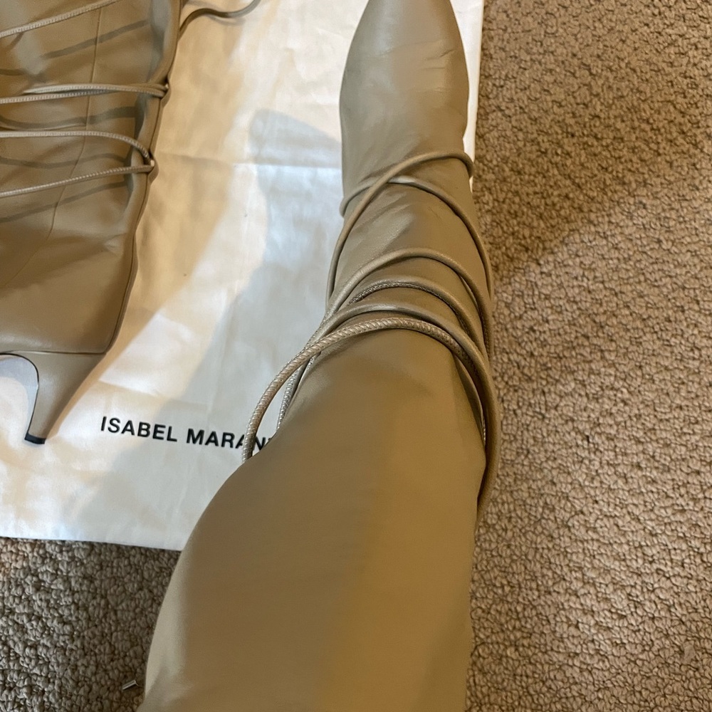 Isabel Marant knee high boots with laces - Picture 6 of 7